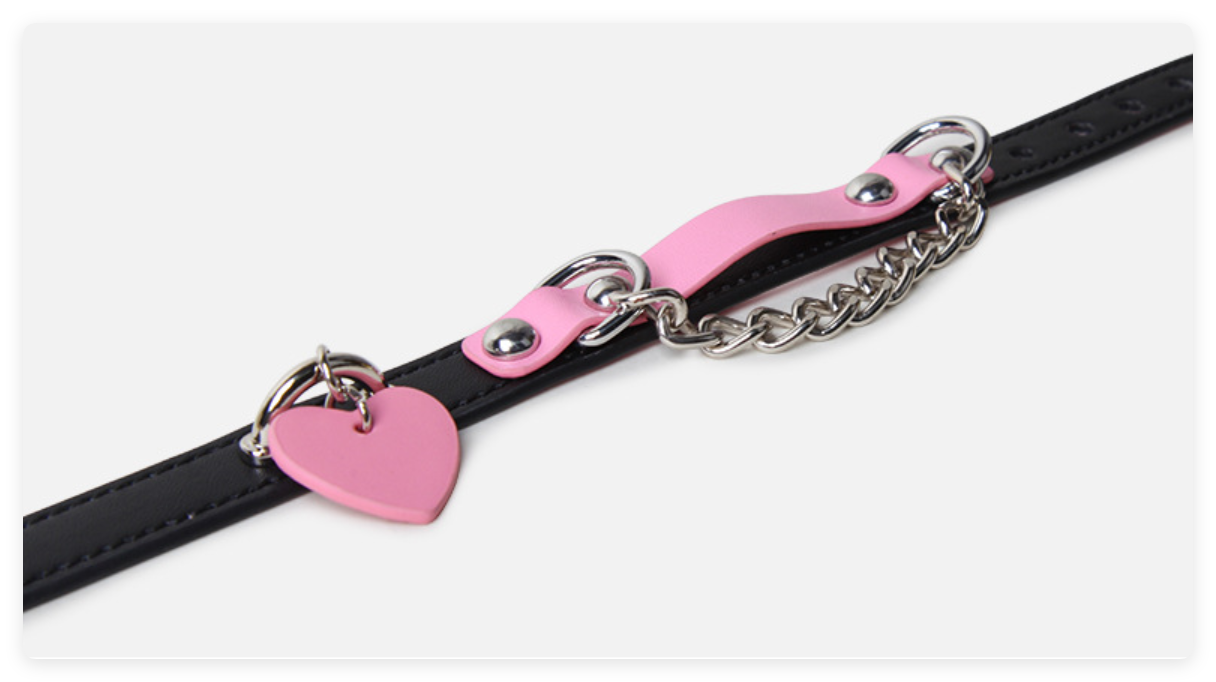 Pink Chain Choker