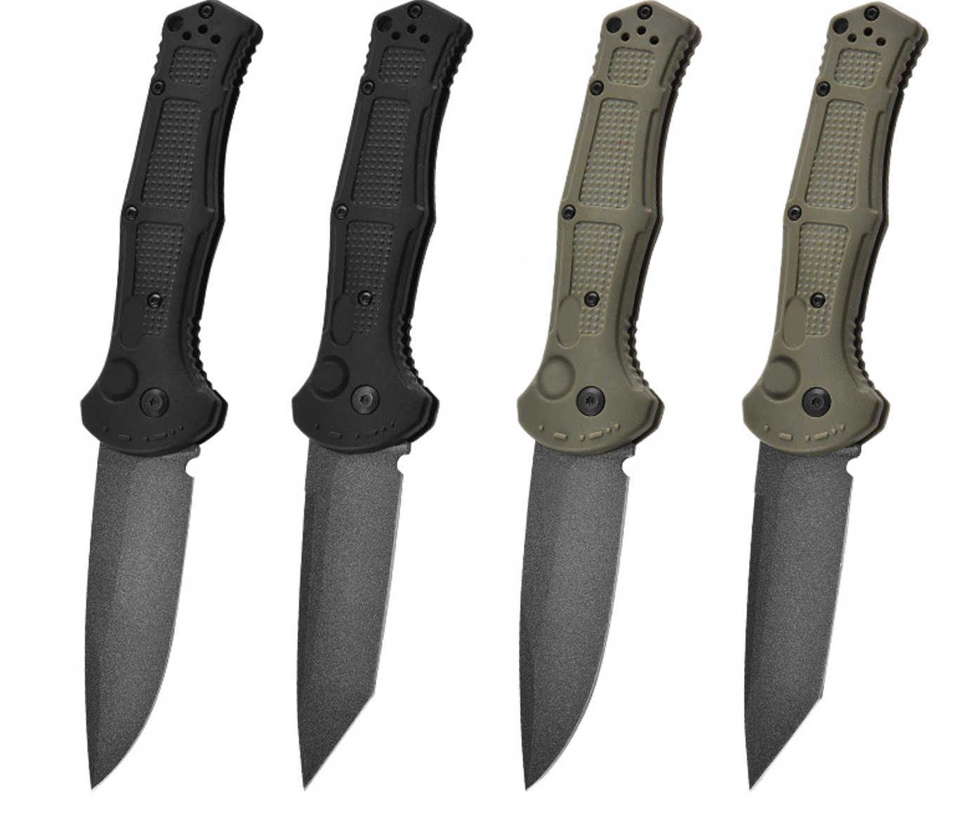 Outdoor Self Defense Automatic Jump Knife, 9070 Pocket Folding Knife, D2 Steel Blade Non-Slip Fiberglass Handle, EDC Multi-Functional Sharp Tactical Knife for Outdoor, Tactical, Survival and EDC